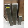 Image 1 : 3 Vintage LR4SAT Line Radiator Speakers