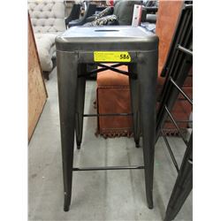 New 30" Stacking Metal Stool