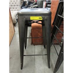 New 30" Stacking Metal Stool