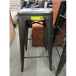 New 30" Stacking Metal Stool