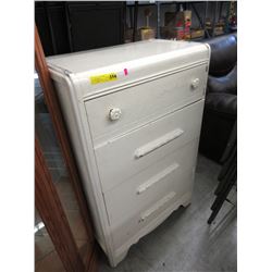 Vintage 4 Drawer Wood Dresser