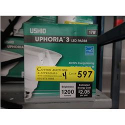 4 New LED PAR 38 17 Watt Spotlight Bulbs