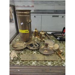 10 Pieces of Vintage Brass Ware