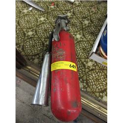 Vintage Hand Held Lux Fire Extinguisher