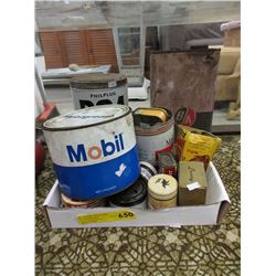 Collection Vintage Automotive & Advertising Tins