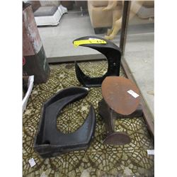 3 Cast Metal Shoe Lasts