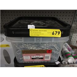 Pail of Galvanized Spiral Standard 3-1/2" Nails