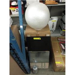 New Memo Board & Three 16" Gazing Balls