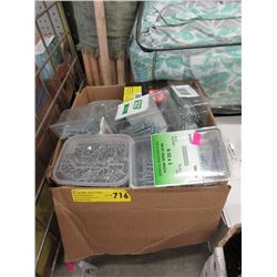 Case of Assorted New Nails & Screws