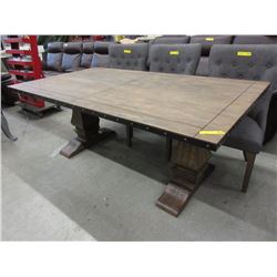 New LH Imports Wood Trestle Table