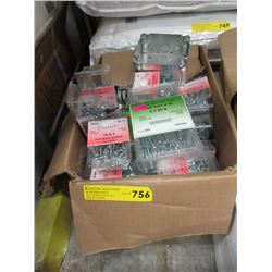 Case of Assorted New Nails & Screws