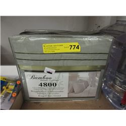 New King Size 4 Piece Sheet Set - Green