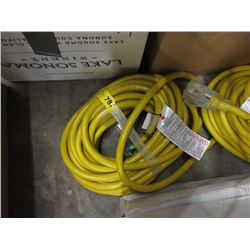 New 50 Foot Heavy Duty Multi Outlet Extension Cord