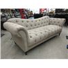 Image 1 : New Fabric Button Tufted Sofa