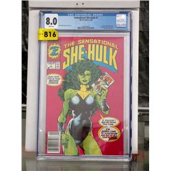 Graded 1989 "Sensational She-Hulk #1" Marvel Comic