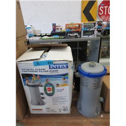 2 Intex Cartridge Filter Pumps
