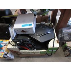 Box of Electronics & DVD's
