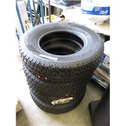 Set of 4 New Loadmax ST Trailer Tires ST175/80R13