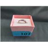Image 2 : Sterling Silver Ruby & Diamond Crossover Ring