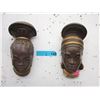 Image 1 : Pair of Vintage Canadian Devonware Wall Masks