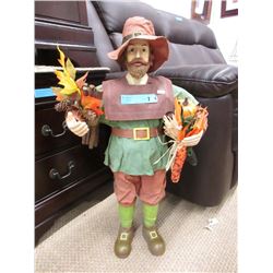 30" Harvest Pilgrim Statue