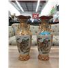 Image 1 : Pair of 17" Glazed Ceramic Vases