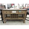 Image 1 : New Wood Sideboard with Built In Wine Rack