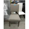 Image 1 : New Wood Dining Chair with Upholstered Seat & Back