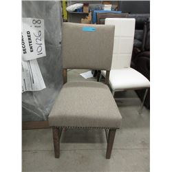 New Wood Dining Chair with Upholstered Seat & Back