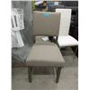 Image 1 : New Wood Dining Chair with Upholstered Seat & Back