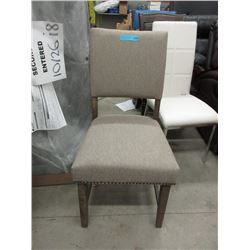 New Wood Dining Chair with Upholstered Seat & Back