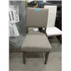 Image 1 : New Wood Dining Chair with Upholstered Seat & Back