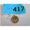 Image 1 : 14KT Gold Coin Pendant with 14KT Bezel