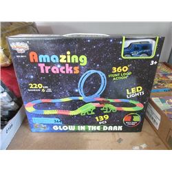 New Glow in the Dark Toy Race Car Tracks