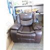 Image 1 : New Brown Manual Rocking Recliner