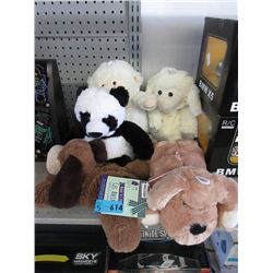 5 New Relaxus Hot/Cold Gel Animals