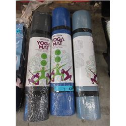 3 New Relaxus Yoga Mats