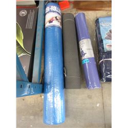 2 New Relaxus Yoga Mats & an Exer-Roller
