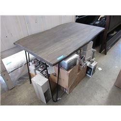 New LH Live Edge Counter Height Dining Table