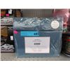 Image 1 : New Queen Size 6 Bamboo Sheet Set - Blue