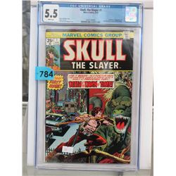 Graded 1975 "Skull, the Slayer #1" Marvel Comic