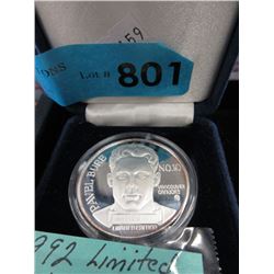 1992 Pavel Bure .999 Fine Silver 1 Oz. Round