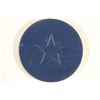 Image 1 : VINTAGE POKER CHIP BLUE WITH EMBOSSED STAR