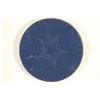 Image 2 : VINTAGE POKER CHIP BLUE WITH EMBOSSED STAR