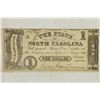 Image 1 : 1862 STATE OF NORTH CAROLINA $1 OBSOLETE BANK NOTE