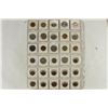 Image 2 : SHEET OF 30-ASSORTED FOREIGN COINS BELGIUM AND