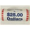 Image 1 : $25 ROLL OF 2007 THOMAS JEFFERSON PRESIDENTIAL $'S