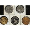 Image 2 : 5 ASSORTED CANADA TRADE DOLLARS UNC 1982 &