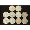 Image 2 : 10 ASSORTED CANADA SILVER 10 CENTS