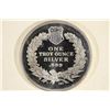 Image 2 : 1 TROY OZ .999 FINE SILVER PROOF ROUND